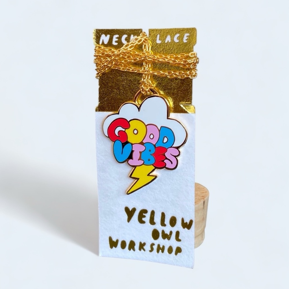 Good Vibes Pendant Necklace
